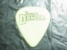 DANGER DANGER Logo & Bruno Ravel Signature 1990's Concert Tour GUITAR PICK #3