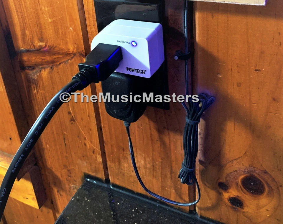 3X Single Outlet AC Wall Plug Surge Protector Power Suppressor 245 Joules 1875W - Image 4 of 4