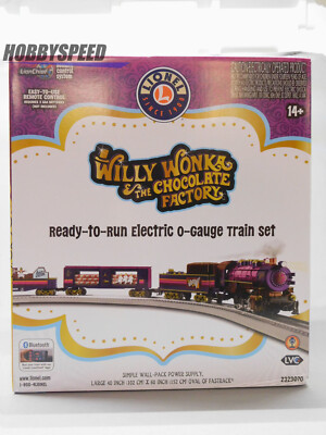 LIONEL WILLY WONKA LIONCHIEF 5.0 BLUETOOTH O GAUGE TRAIN SET 2323070 NEW
