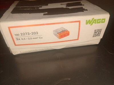 WAGO 100 2273 203 3x0,5-2,5mm Cu 2stc, wago 100 2273-205 5x0,5-2,5mm Cu 1st, wag
