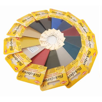 KLEIBER Flick+Fertig Schnell Reparatur Klebeflicken selbstklebend 100% Nylon Flicken