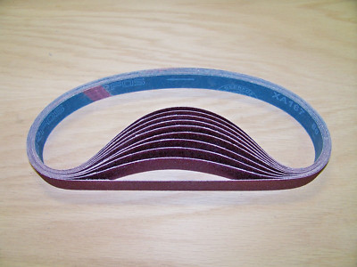 PREMIUM  A/O,  X-WEIGHT  SANDING  BELTS  1'' X 30'',  10 - PACK,  100-GRIT