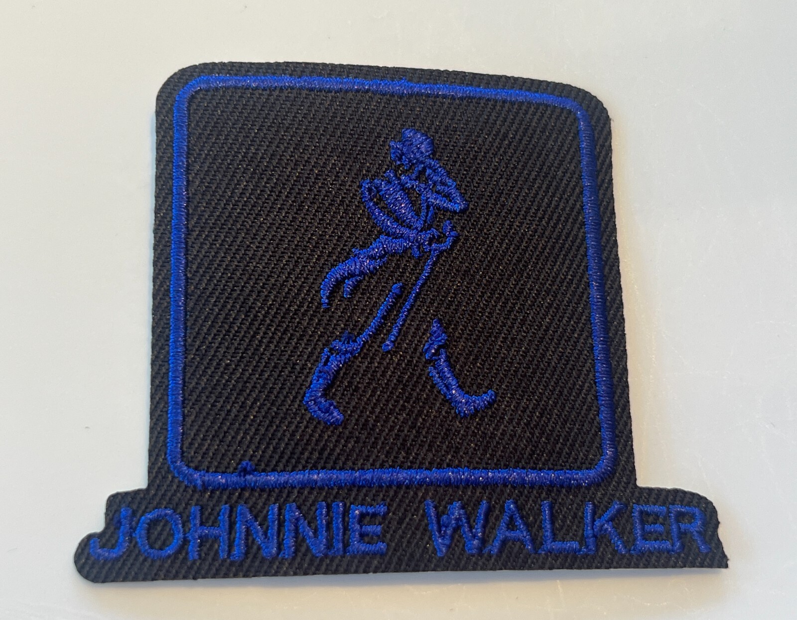JOHNNIE WALKER BLUE - SCOTTISH WHISKEY - SCOTLAND - EMBROIDERED IRON-ON PATCH