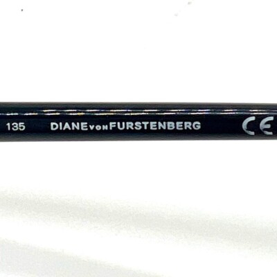 DIANE von FURSTENBERG Eyeglasses Frame DVF5070 240 51-16-135 Brown Tortoise Diane Von Furstenberg Eyeglasses Tortoise Frame Black Arms  main image 4