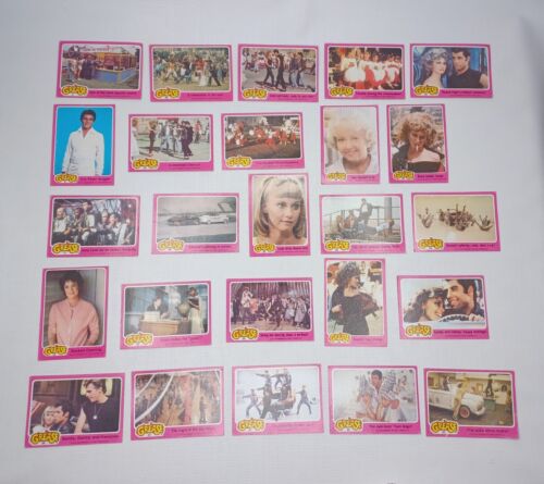 Lot de 25 cartes à collectionner film Grease - Photo 1/16