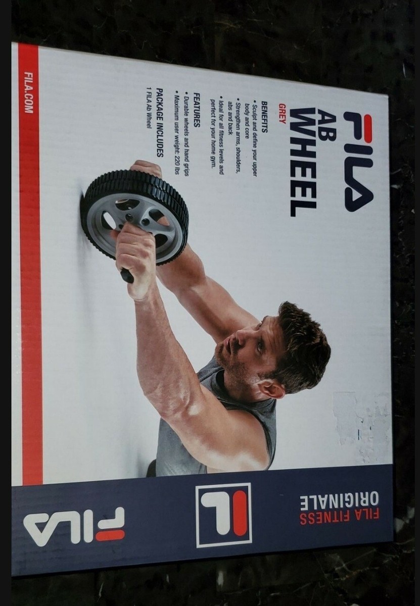 Filla Fitness Red AB Wheel Roller, Core Exercise For Home Gym