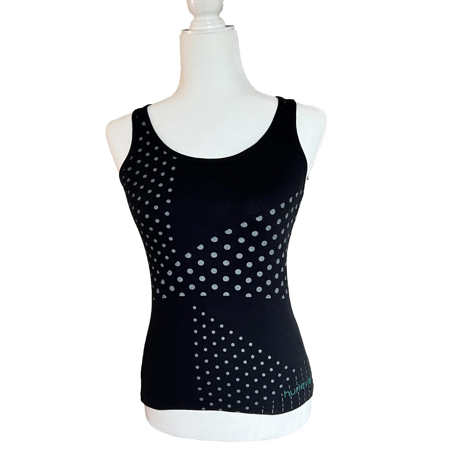 Hurley Cotton Polka Dot Tops for Women