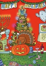 Merry Everything 12 Funny Boxed Christmas Cards by Nobleworks