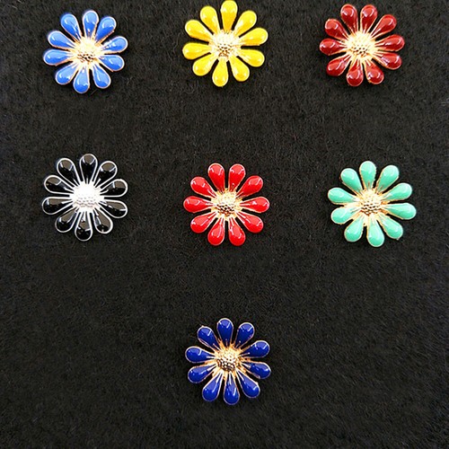 20 PCS Sunflower Jewelry Accessories Flower Charm Pendant Daisy Charm - Picture 4 of 12