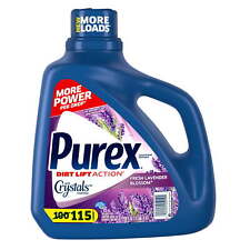 Purex Liquid Laundry Detergent Fresh Lavender Blossom Fragrance 150 Oz 115 Loads 0.11 per gallon