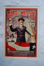 World Series Poster 1917 Giants vs White Sox 