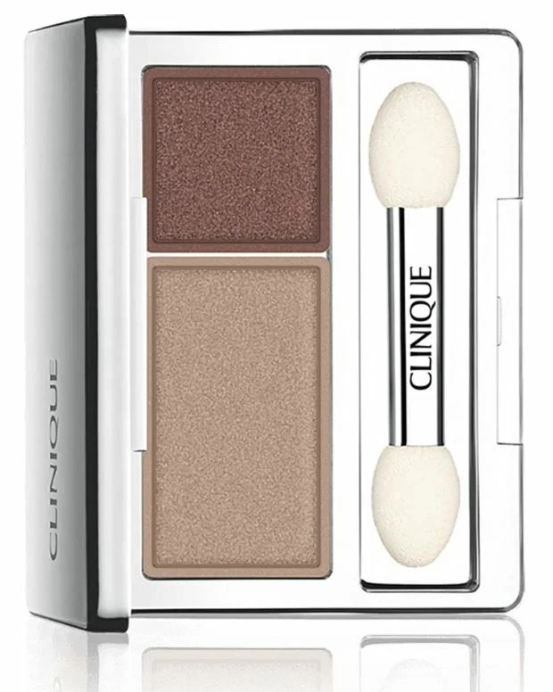 Clinique Ivory Bisque/Bronze Satin All About Shadow Duo FS in Retail Box READ - Image 2 of 4