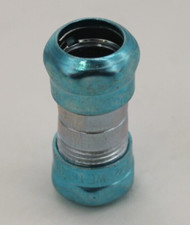 Blue 1/2" Compression Coupling Lot of 10