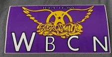 WBCN 104.1 BOSTON RADIO AEROSMITH BUMPER STICKER LECHMERE WATERVILLE VALLEY ADS