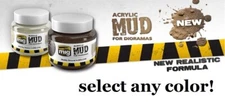 AMMO by Mig Jiménez  Acrylic Mud and Textures Paint 250ML - choose any color