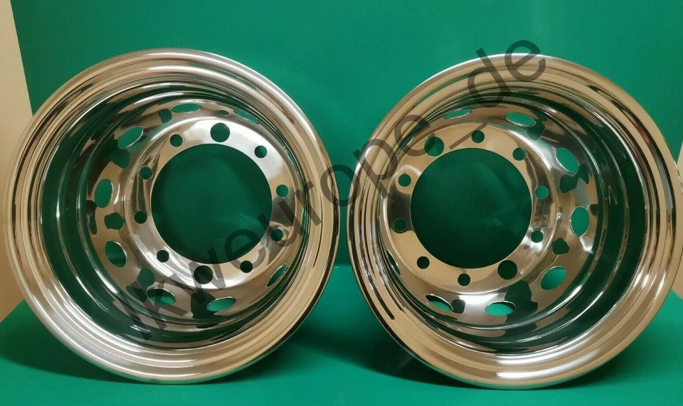 2x Radauskleidung 22,5 Edelstahl Tiefbett passend für LKW ,Daf ,Scania ,Mercedes - Bild 3 von 4