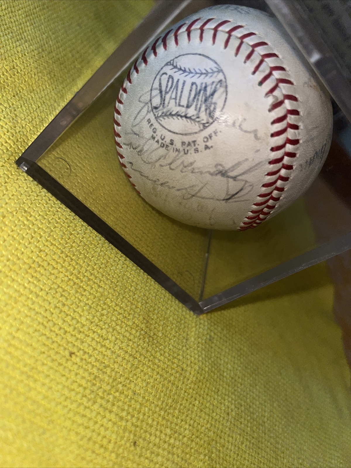 Balle Vintage Spalding National League 1958-1969 - Authentique Sous Scellé - Warren Giles