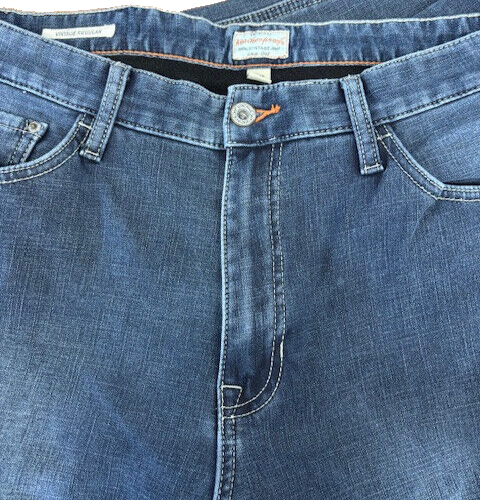 WEATHERPROOF VINTAGE MENS FLEECE LINED PANTS (DARK BLUE 36W x 34L)GENTLY USED - Afbeelding 4 van 6