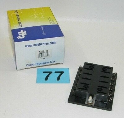 Cole Hersee 12 Position Circuit Breaker Or Fuse Block ... cole hersee fuse block wiring 
