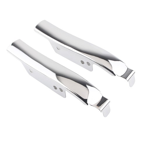 Rear Fender-Saddlebag Filler Panels For Harley 93-08 Electra Road Glide Chrome - Picture 6 of 11