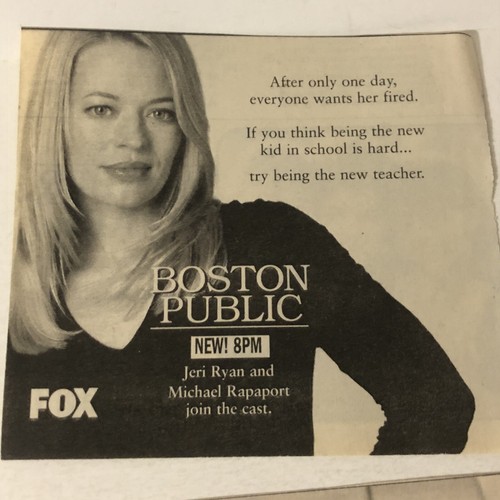 Boston Public Tv Guide Print Ad Chi McBride Jeri Ryan Nikky Katt TPA19 boston-public-tv-guide-print-ad-chi-mcbride-jeri-ryan-nikky-katt-tpa19