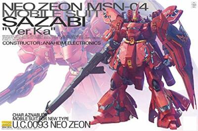 MG 1/100 SAZABI & ν GUNDAM Ver.Ka セット BANDAI MG 1/100 MSN-04 Sazabi Ver.Ka Gundam Model Kit NEW