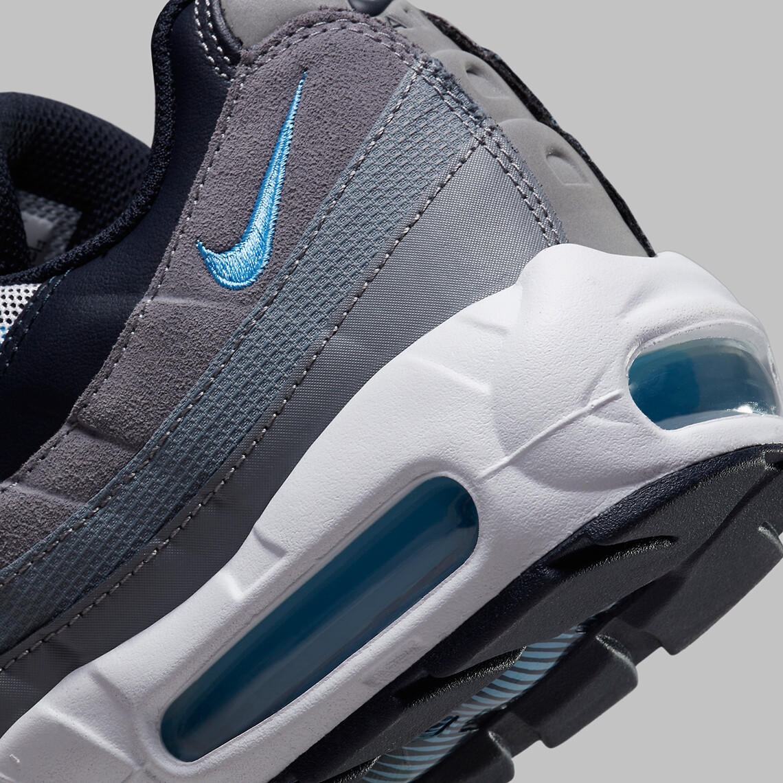 Nike Air Max 95 Cool Grey UNC University Blue White Black