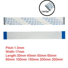 16Pin 1mm Pitch FFC FPC Flexible Flat Cable AWM VW-1 20624 80C 60V A B Type