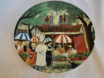 Guy Buffet Marche Aux Fleurs Dinner Plate - Le Petit Prince Design