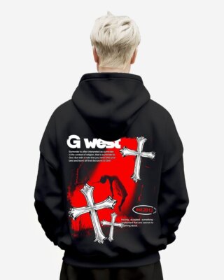 G WEST ASCENDING SOUL OVERSIZE HOODIE