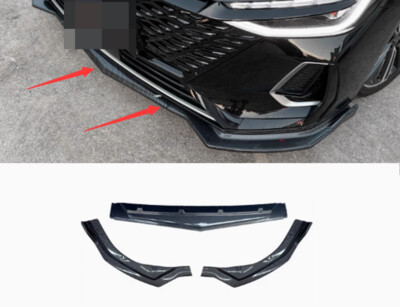 ABS Carbon Fiber Style Front Bumper Lip Spoiler For 22-23 Chery Arrizo 8 M1E 