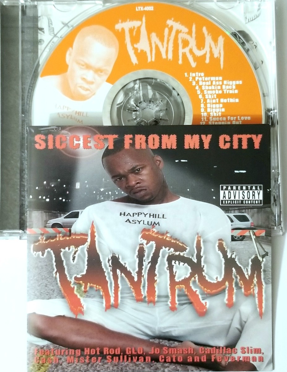TANTRUM SICCEST FROM MY CITY RAP CD G FUNK GANGSTA HIPHOP