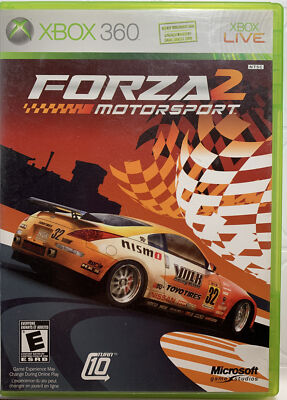 FORZA MOTORSPORT 2 Racing XBOX 360 COMPLETE Game Disc Case Manual ...