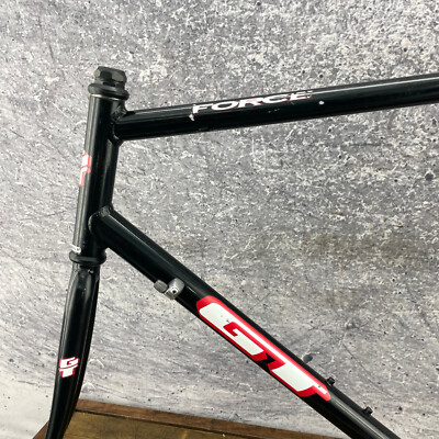 Vintage GT Force Frame 58 57 Alloy Made Black Triple Triangle 90s