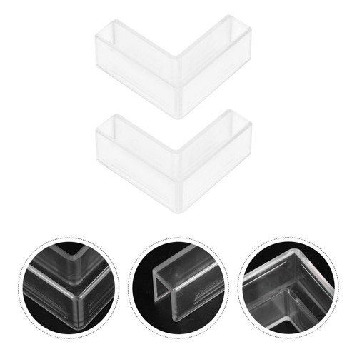 10 Pcs Fish Tank Fixing Slot Fixed Glass Support Bracket Corner Clamp - Picture 7 of 12