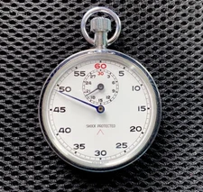 Vintage Collectible SWISS Stopwatch Shock Protected Working (item #17)