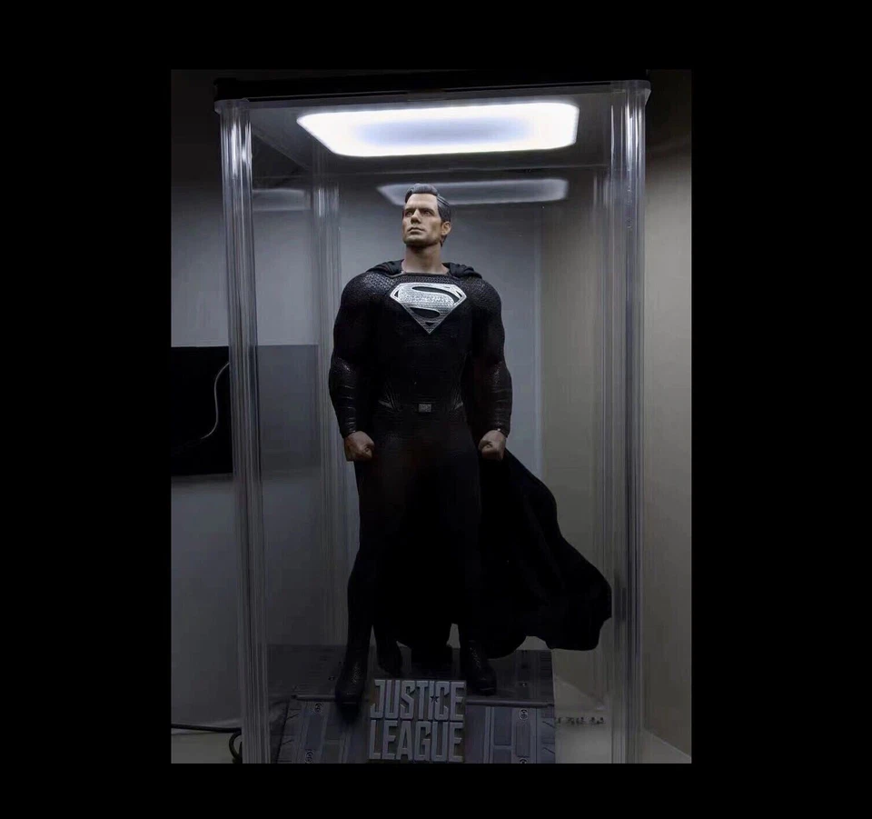 16.5" LED Acrylic Display Case Box Base for Hot Toys 1/6 figure Fast shipping - Image 2 of 4