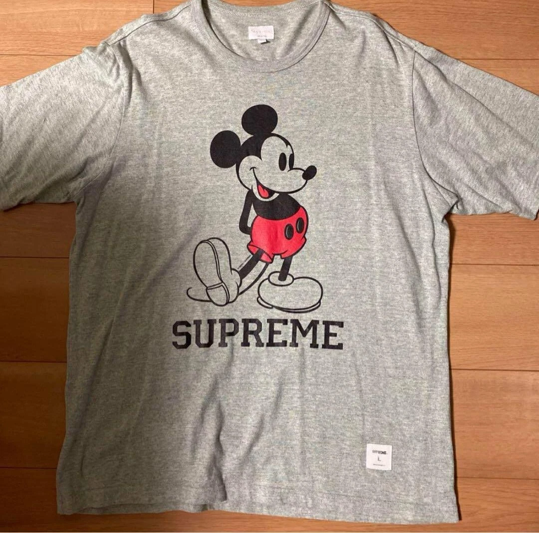 Tee shirt gris Supreme Disney Mickey Mouse taille L occasion
