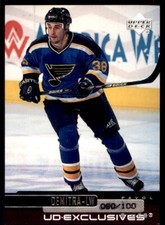 1999-00 UPPER DECK UD EXCLUSIVES PAVOL DEMITRA ST. LOUIS BLUES #113