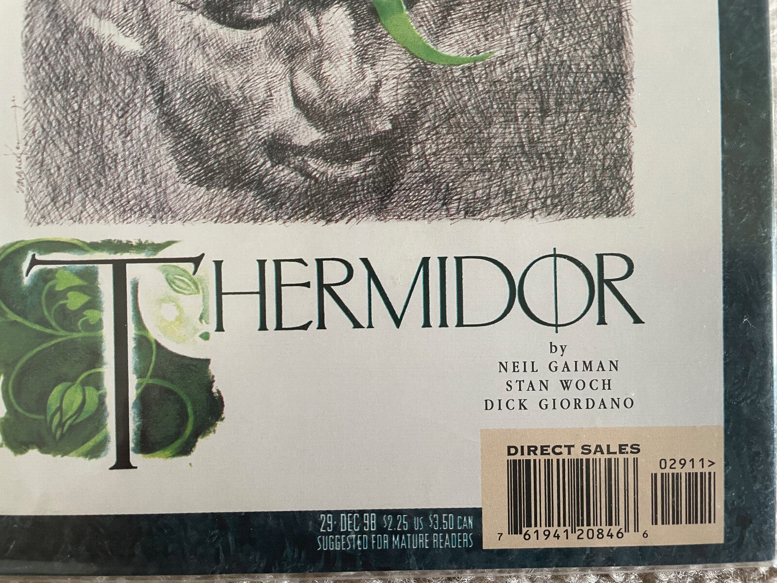 Essential Vertigo The Sandman #29 Distant Mirrors Thermidor December 1998 DC  thumbnail 5