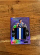 Jett Howard 2023-24 Panini Obsidian Purple Flood /49 Patch Rookie NRMT+ Magic RC