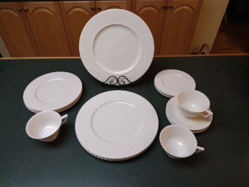 Lenox Special Ribbed Dinner Wear 19 piece set service for 4 Dinner salad bread.. - Picture 1 of 5