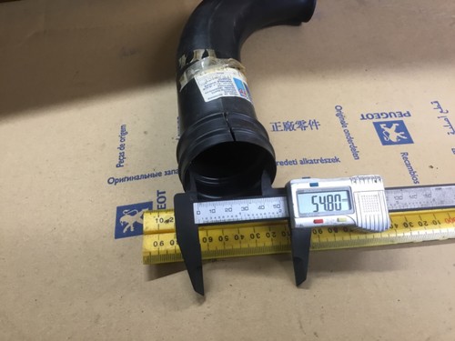 GENUINE CITROEN PEUGEOT 104 Zs 1124cc xw3s air hose ends 55mm and 43mm 142413 - Picture 3 of 5