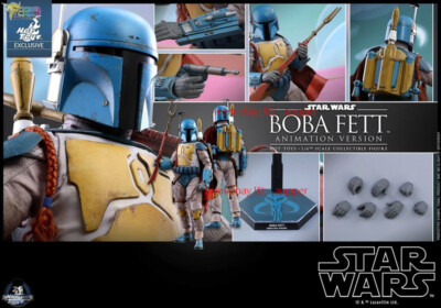 Hottoys 1/6 Tms006 Boba Fett Animation Limited Ver. Star Wars 30cm