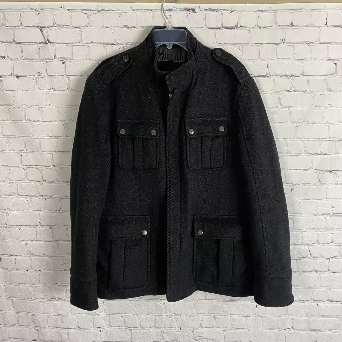 Hugo boss top black zip jacket