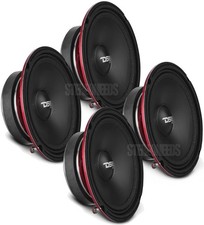 4 DS18 PRO-SM6.4 6.5" Slim Motorcycle 6 1/2 Midrange Car Speakers 400 Watt 4 Ohm
