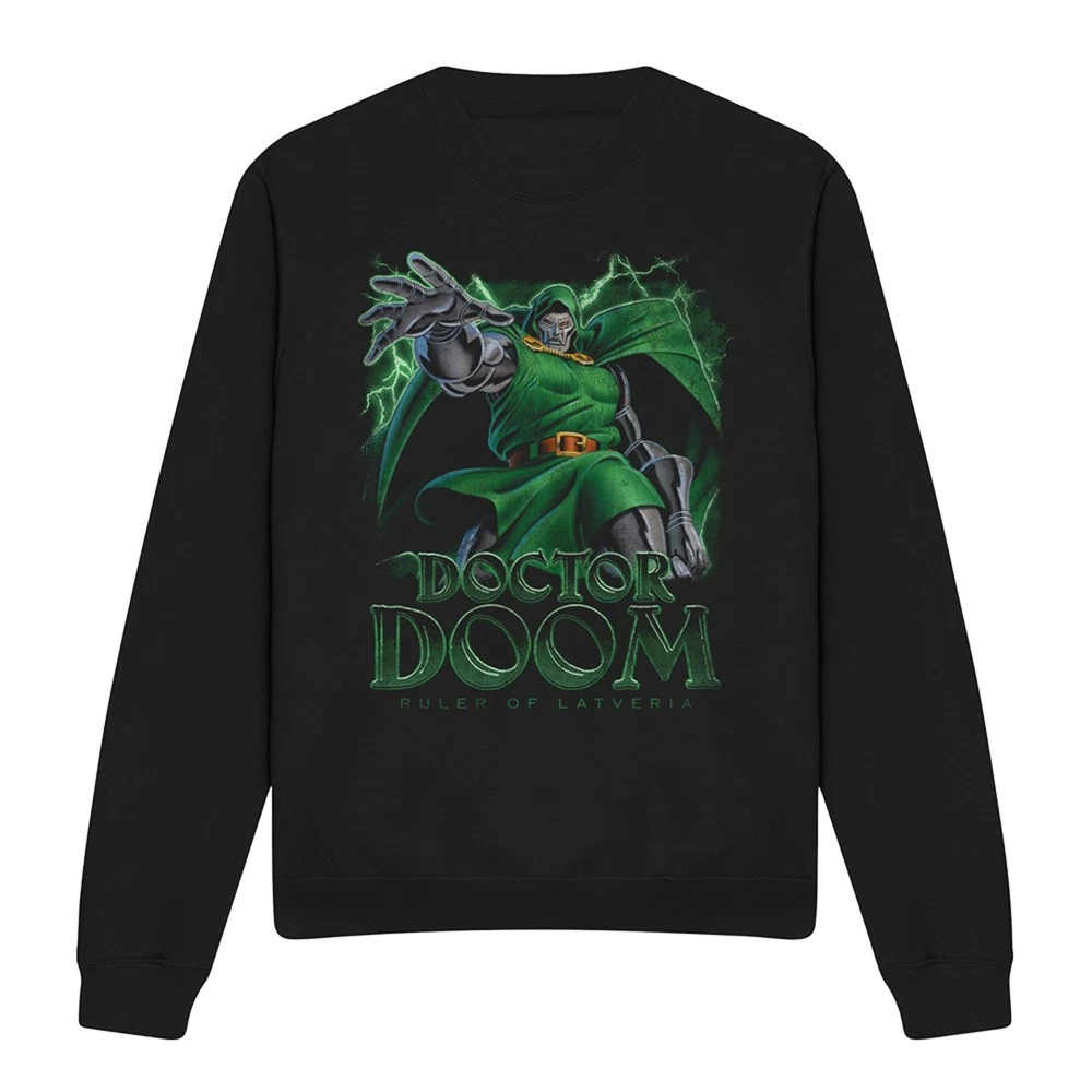 Sudadera Unisex Marvel Doctor Doom Ruler Of Latveria S-2XL, Negra