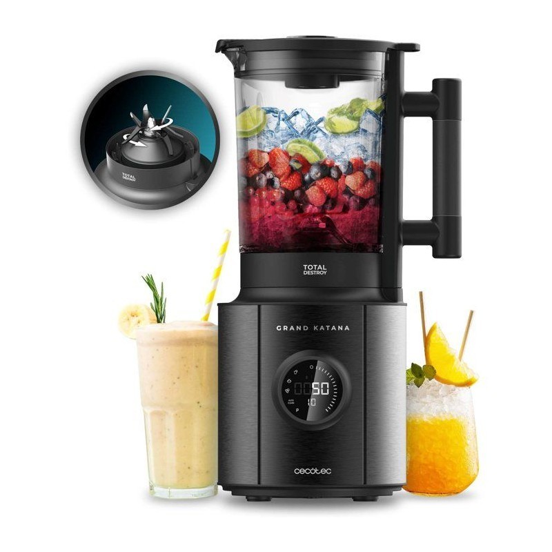 Mixeur Cecotec 2700 W Grand Katana robot blender pour glace pilée et soupes