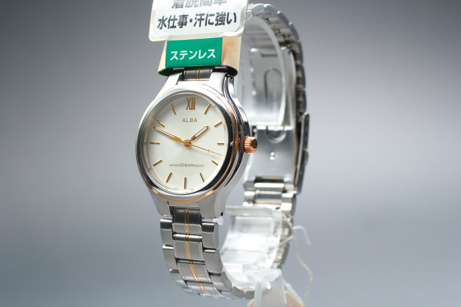 V501-0DY0 Batt JAPAN New White MINT] Mens Watch Nos Dial [Top Vintage Seiko Alba - vintagewatches.pk