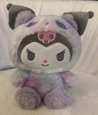 KUROMI   Rare Tie-Dye Sanrio Hello Kitty My Melody Character Plush w/tags 8in